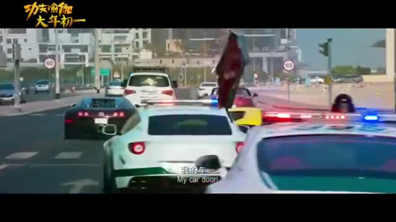 KungFu Yoga Movie Exclusive Dubai Luxury Cars Racing & Chasing Clip - Stanley Tong Jackie Chan