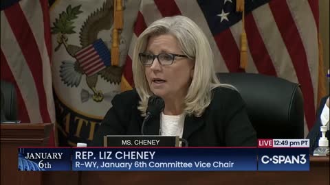Rep. Liz Cheney Closing Remarks at January 6th Select Committee Hearing | July 12, 2022