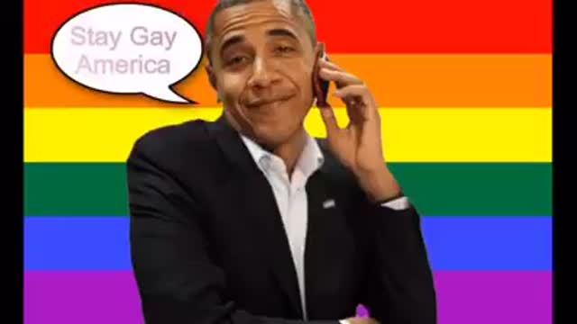 Politics - Barack Hussein Obama an Michelle Obama First Black Gay Present