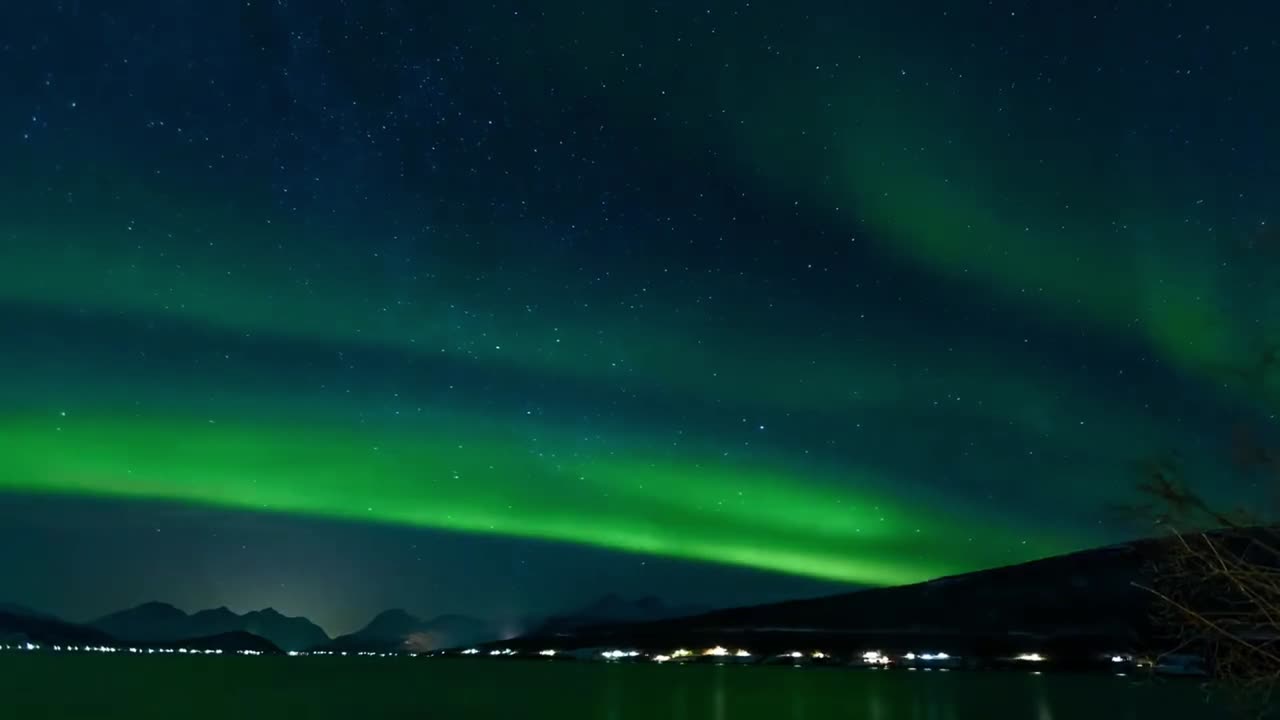 #Natures Beauty❤️ Northern lights in Manitoba, Canada