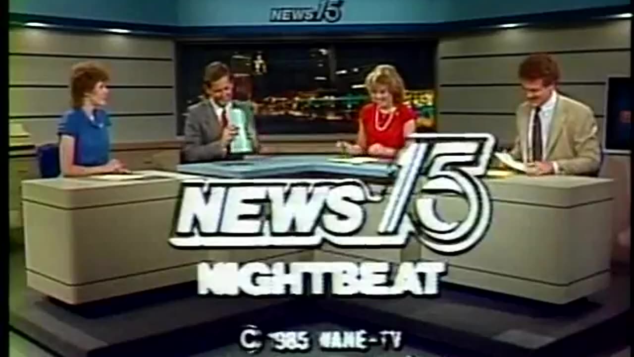 July 2, 1985 - Late Fort Wayne, Indiana Newscast (Telescoped)