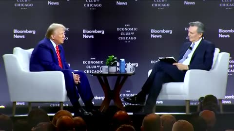 President Trump's Interview with Bloomberg at The Economic Club of Chicago