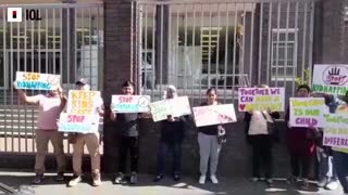 WATCH: Community March Outside Court Abira Dekhta