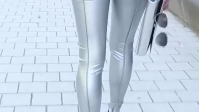 Leggings Impression HL5AX CrystalLac Silver (Lady Vanessa)