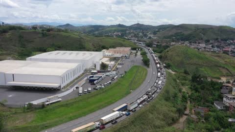 Truckers block highway after Bolsonaro defeat in Brazil election