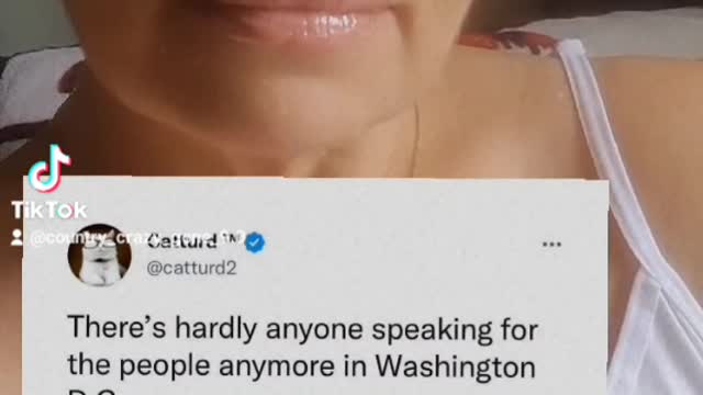 I don't hear anyone in Washington DC fighting for the people