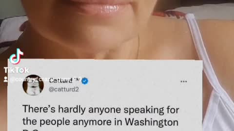 I don't hear anyone in Washington DC fighting for the people