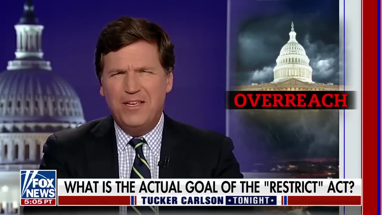 Tucker Carlson Exposes How So-Called "TikTok Ban" Bill Will Make America More Like China