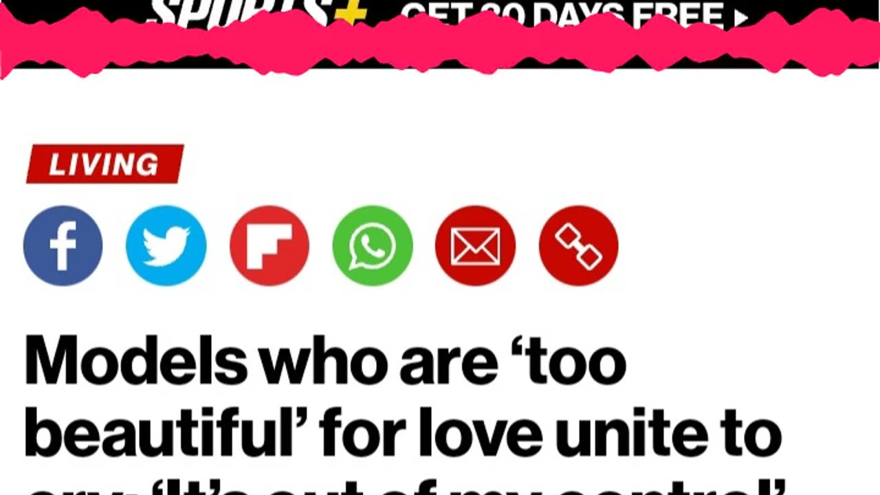 Don't hate me because I'm beautiful.