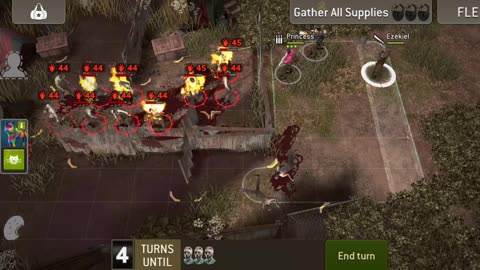 The Walking Dead No Man's Land Getting Burnt Round 42