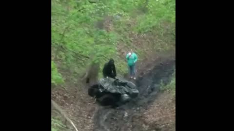 ATV Fail at the Mud Trench