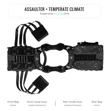 Plate Carrier Setups: Assaulter | Temperate Climate Ventilated Front and Back Body Armor (2/5)