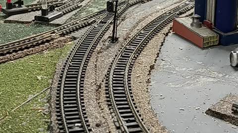 main line past the maintenance yard