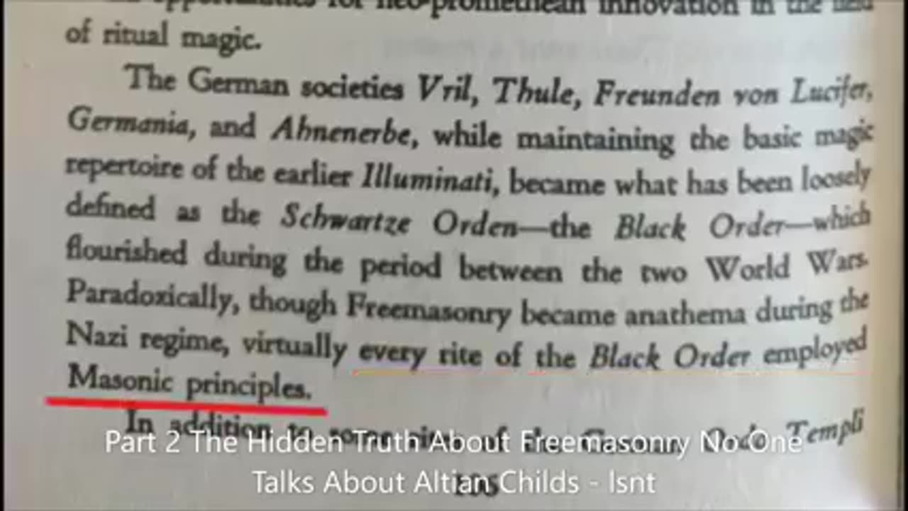 Open your eyes .. ⁣Level up to the real freemasonry - Pt2 Altian Childs