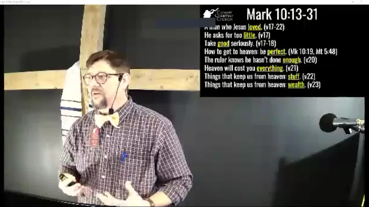 Mark 10:13-31