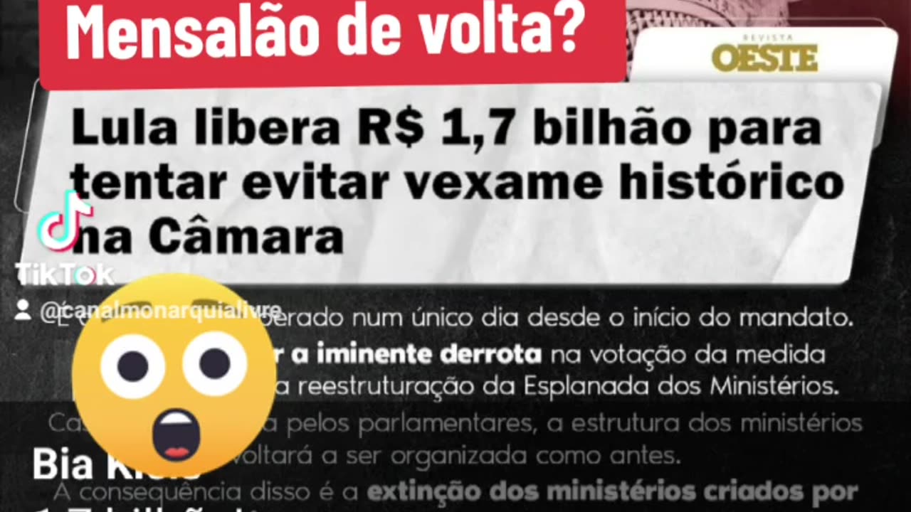 Lula traz de volta o mensalão para destruir o Brasil de novo