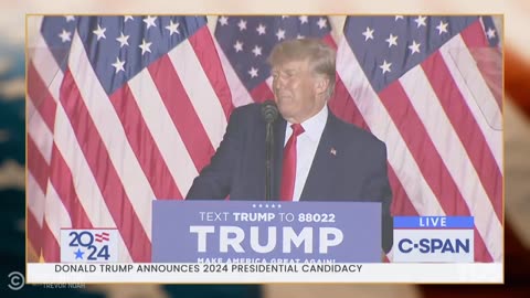 Trump's Not-So-Triumphant 2024 Campaign Announcement - The Daily Show