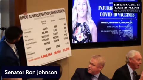 Sen. Ron Johnson shares the most Censored Chart in Congressional History..