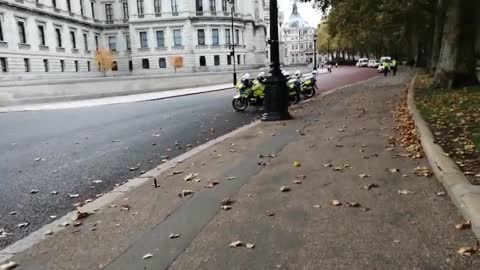 police waiting for the demo to start 24/10/2020
