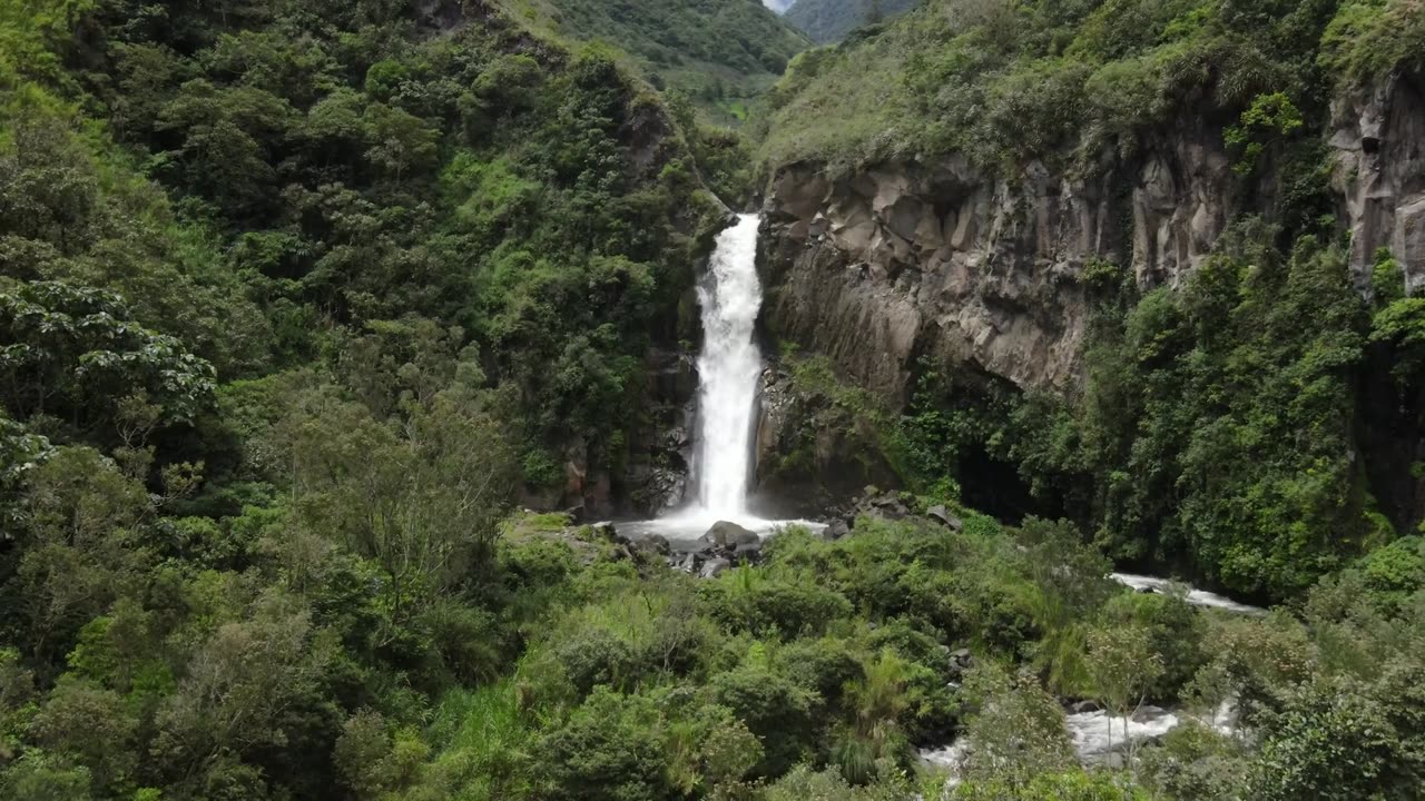 Water River In Beautiful Mountains