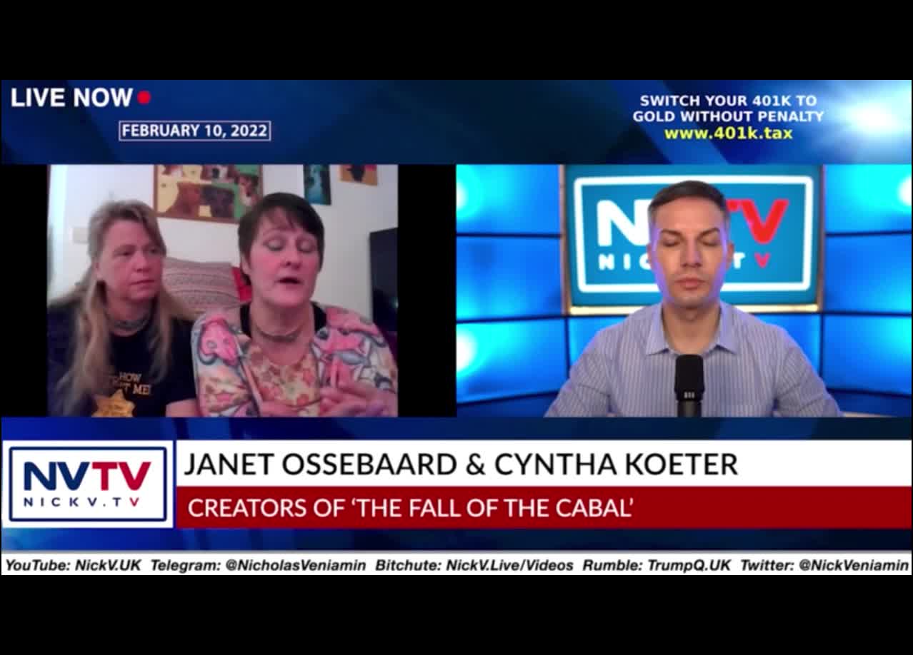 FALL OF THE CABAL/ Janet Ossebaard & Cyntha Koeter Interview With Nick Veniamin Show