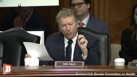 Sen. Paul Buries Fauci on NIH Funding for Wuhan Lab: "It Is a Crime to Lie to Congress"