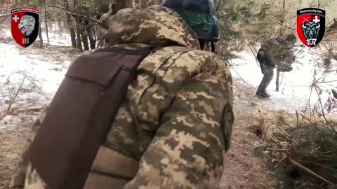 The Crew of a Ukrainian Recoilless Gun Fire on Russian Positions
