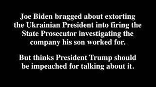 Biden Brags About Extorting Ukrainian President!