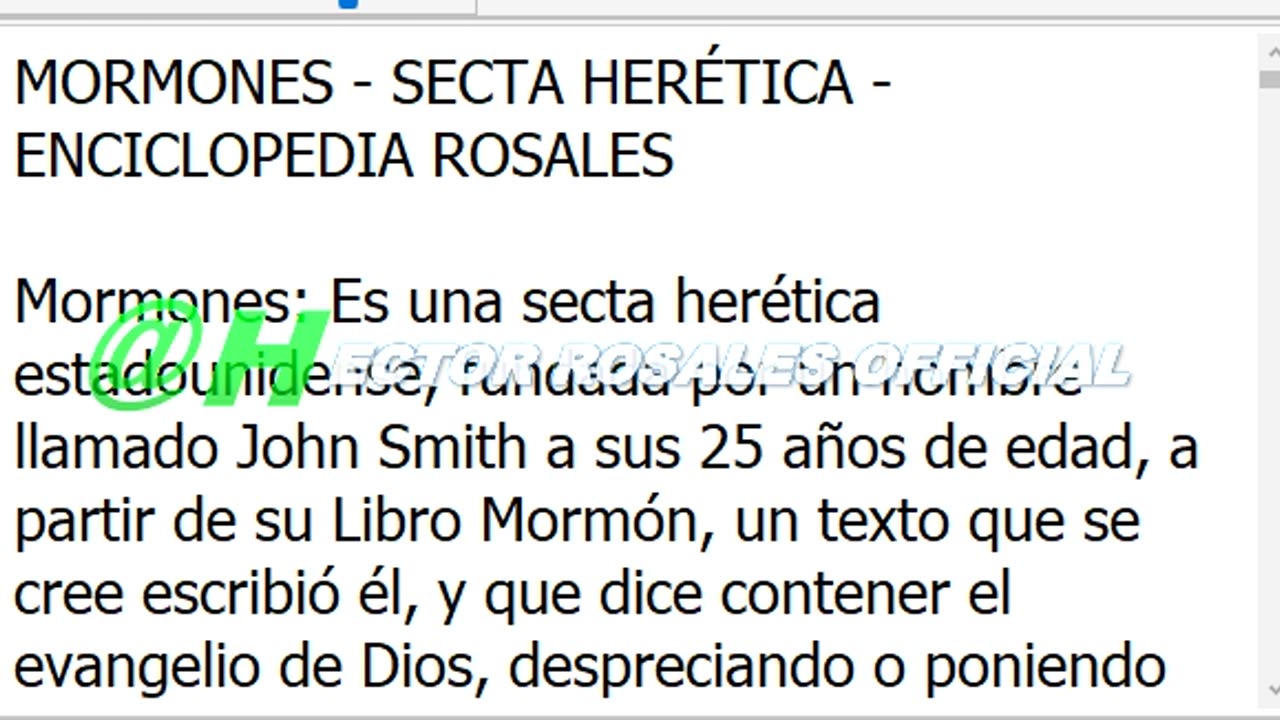 Mormones - SECTAS HERÉTICAS - ENCICLOPEDIA ROSALES