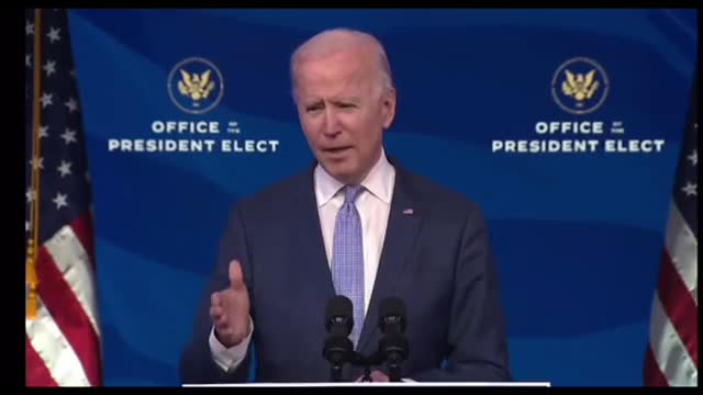 Biden* Finally" Spoke Up At Chaos at Capitol