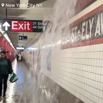 NYC under water now. State of Emergency