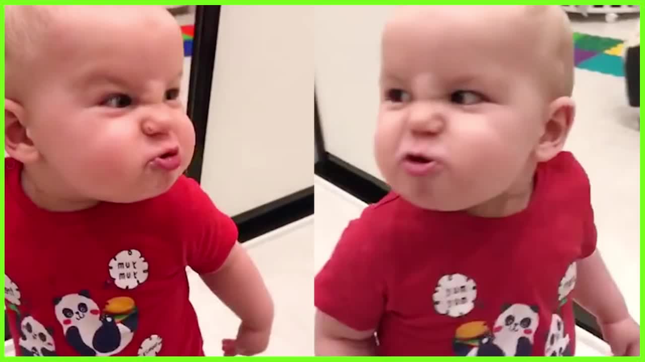 Try not to laugh cutie babies