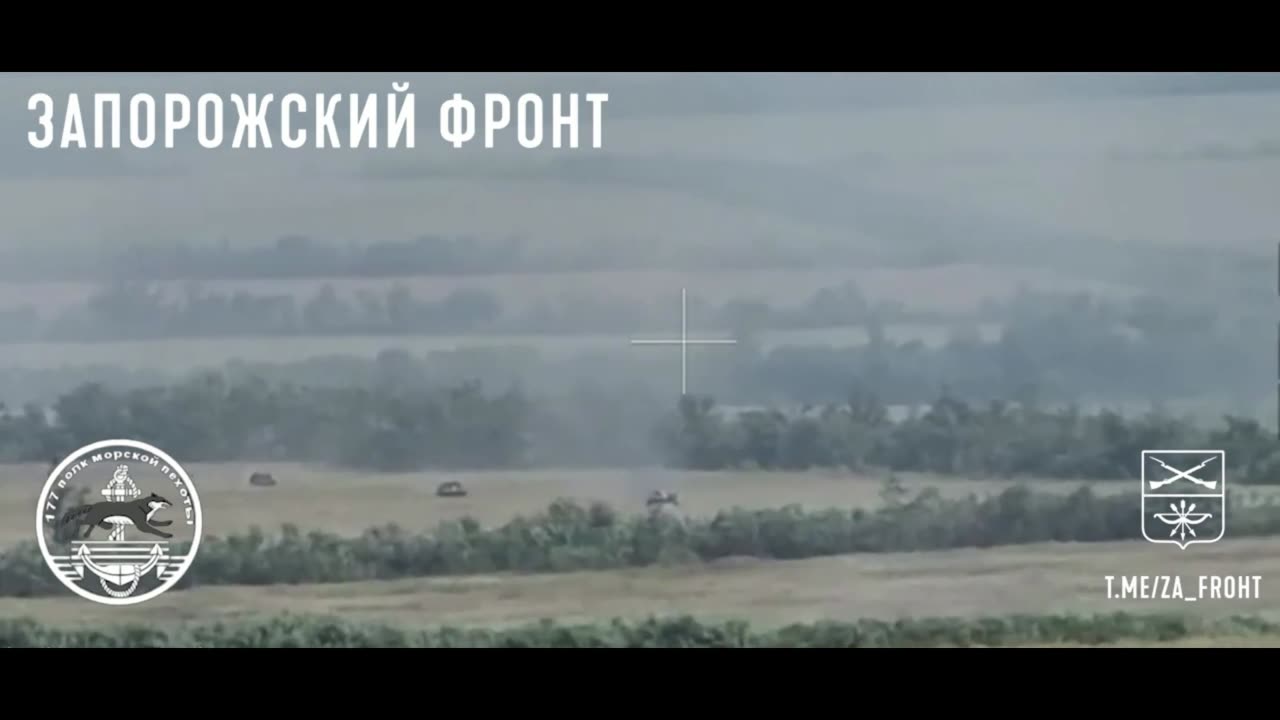 Footage of repelling the offensive of militants in the Zaporozhye direction