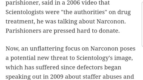 "Deaths at Scientology drug treatment program Narconon bring investigation"