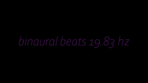 binaural beats 19.83 hz