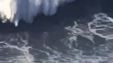 Surfing a 115 foot wave 🌊