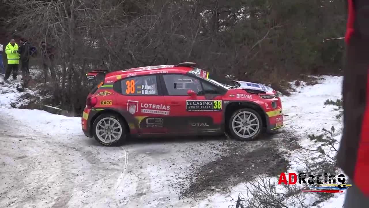 Crashes & Show SS3 Rallye Monte Carlo 2020 _ ADRacing_1