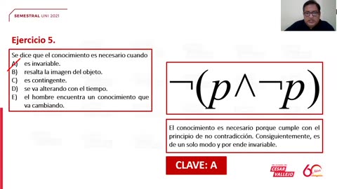SEMESTRAL VALLEJO 2021 | Semana 13 | Filosofía S2