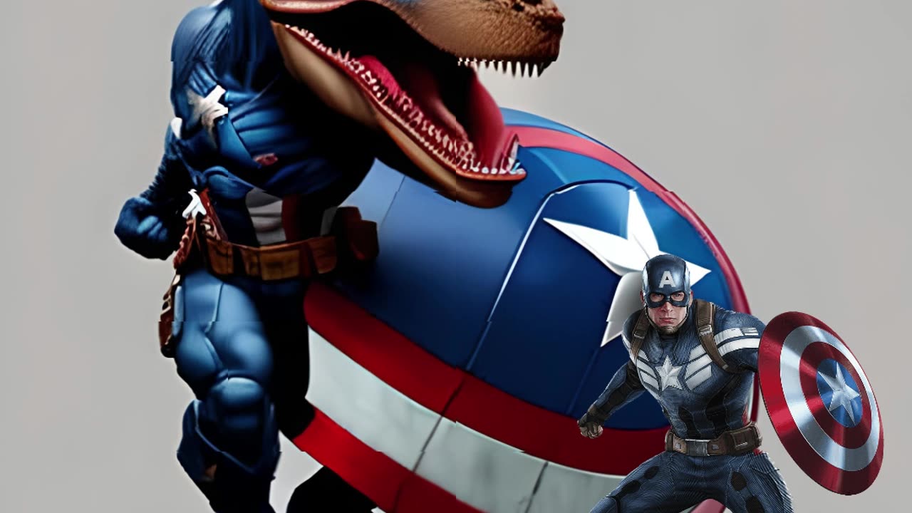 how did the avengers superhero turn into a dinosaur ?