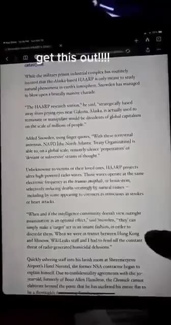 “怪醫黑傑克的手術刀，揭露42：“牠們害怕讓你知道的秘密_“為何2013年美國前中央情報局職員_愛德華 史諾登，會遭到英美兩國全面通緝”？因他向主媒揭露美國政府大秘密“稜鏡計畫PRISM”