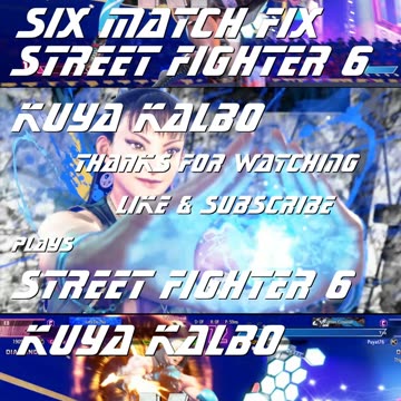 Kuya Kalbo Six Match Fix Street FIghter 6: 05-20-2024 Part 2