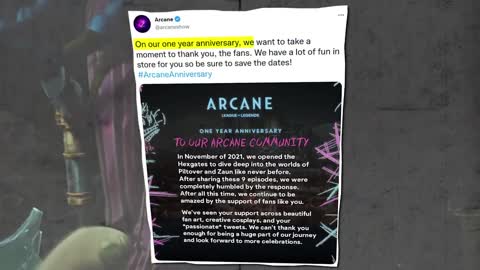 riot announces arcane drop