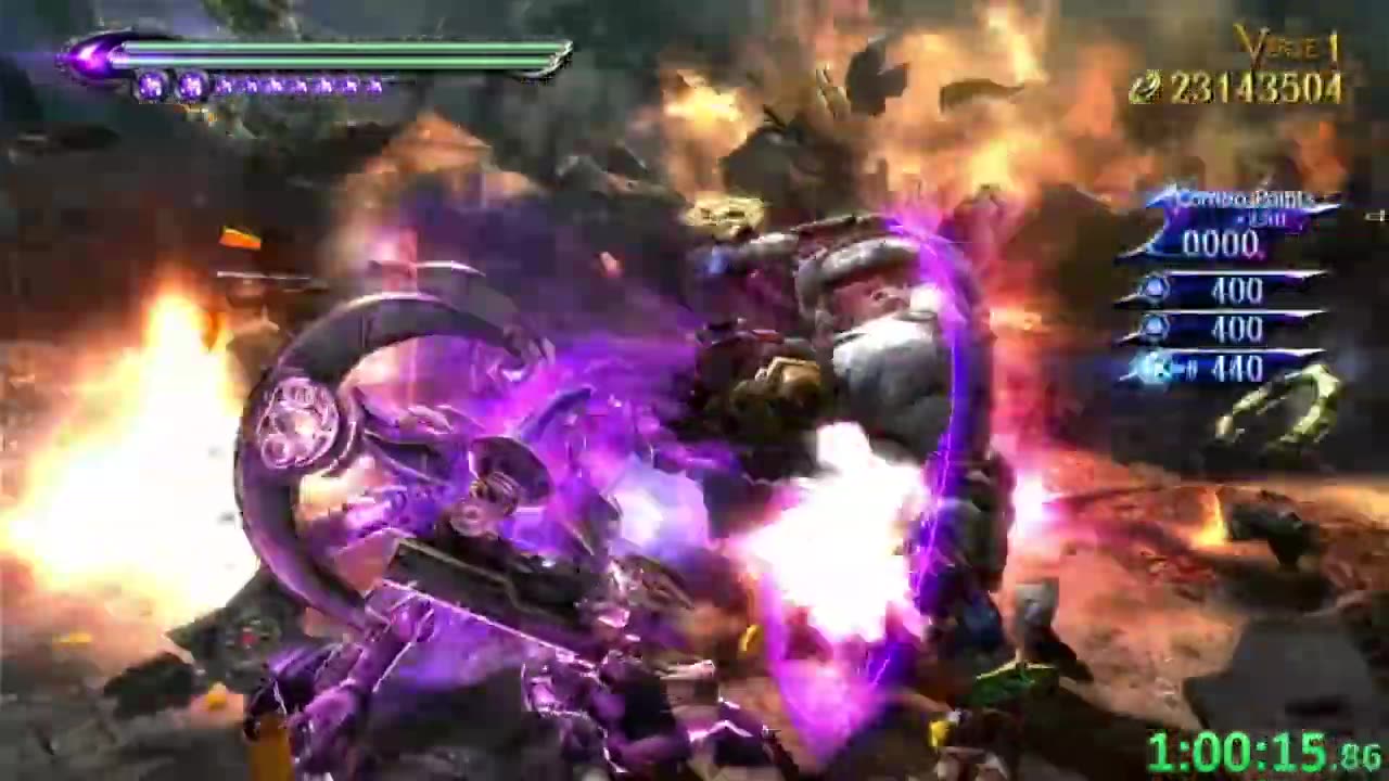 Bayonetta 2 (Switch) Speedrun (Rosa, Hard, NG+)