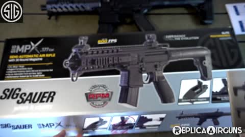 Sig Sauer MPX ASP .177 Caliber Pellet Rifle Table Top Review