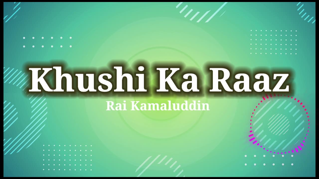 Rai Kamaluddin - Khushi Ka Raaz | Ismaili Waez