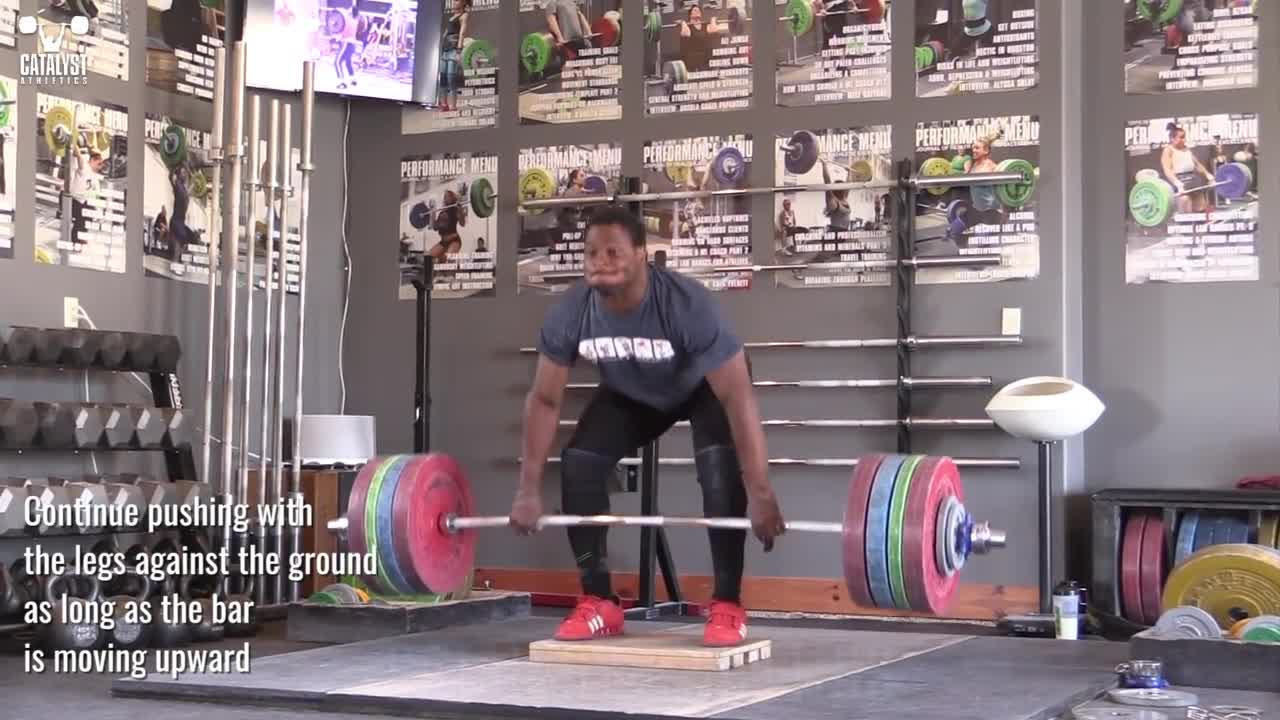 Timing of the Leg Drive in the Snatch & Clean Pull