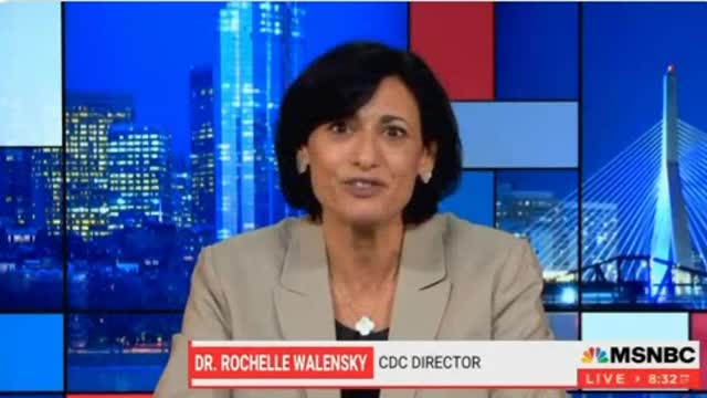 Blast from the past. CDC's Walensky interview with Rachel Maddow about vaccines.