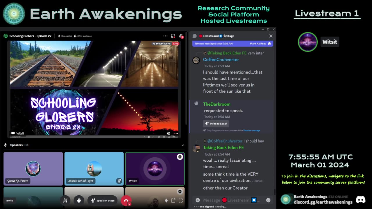 Earth Awakenings - Livestream 1 - #1458