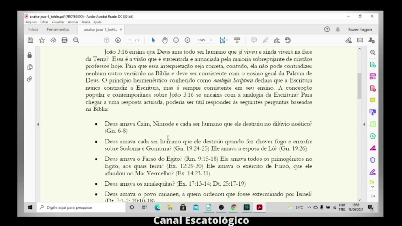 #102 João 3.16 | Interpretação conforme a Doutrina Bíblica