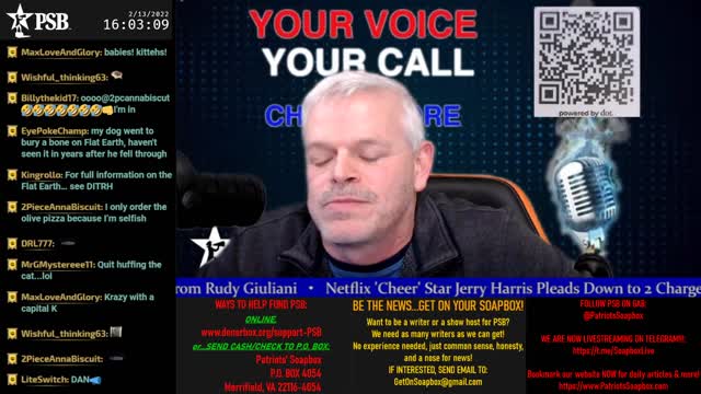 2022-02-13 14:00 EST - Your Voice, Your Call: with Chris Moore